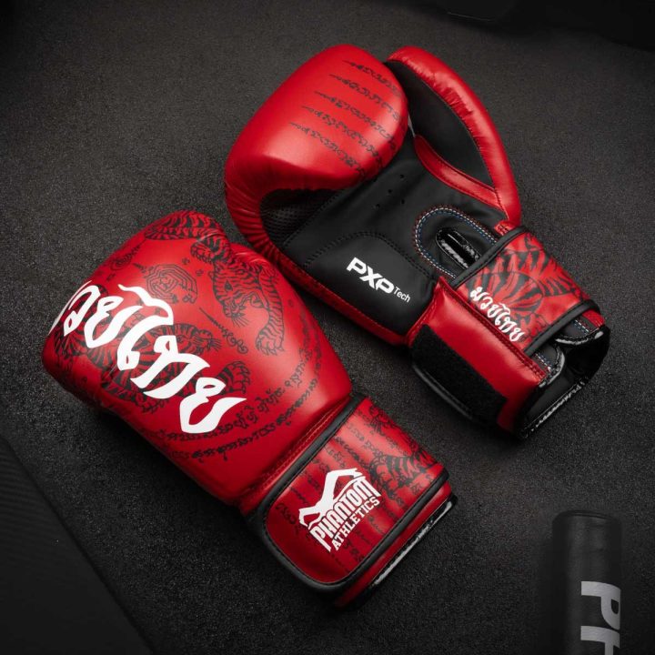 Боксерські рукавиці Phantom Muay Thai Red 14 унцій (бинти в подарунок) - Зображення 8