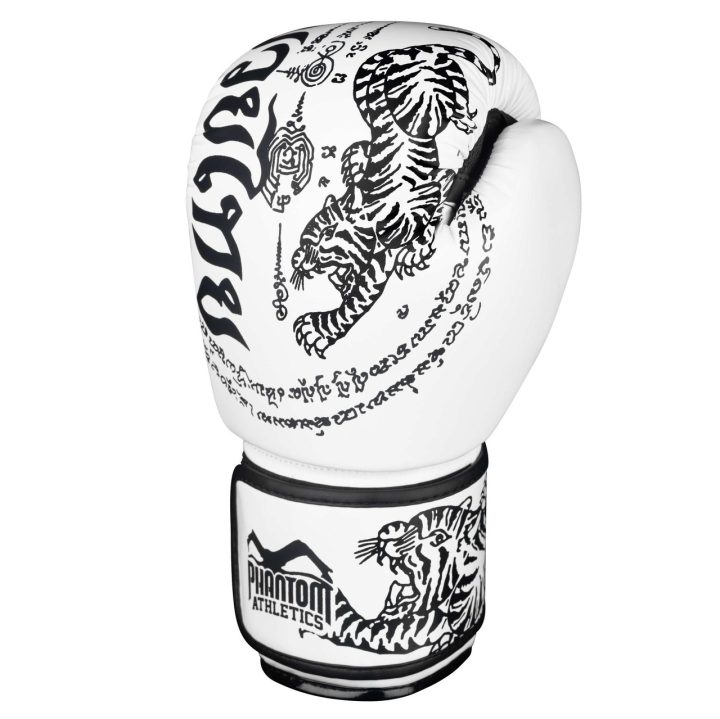 Боксерські рукавиці Phantom Muay Thai White 10 унцій (бинти в подарунок) - Зображення 2