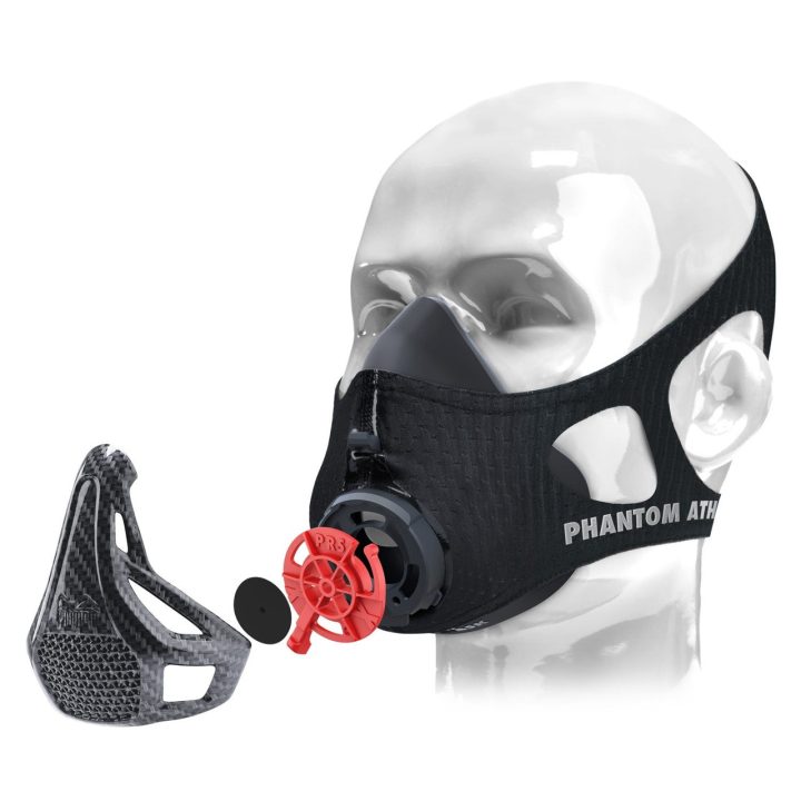 Маска для тренування дихання Phantom Training Mask Carbon M - Зображення 3