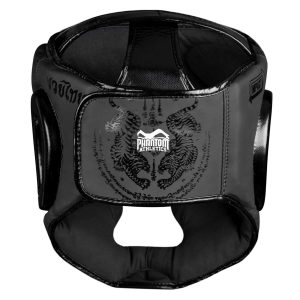Боксерський шолом Phantom Muay Thai Full Face Black (капа в подарунок) - Зображення 6