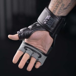Рукавиці для ММА Phantom RIOT Black L/XL (капа в подарунок) - Зображення 6