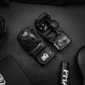 Рукавиці для ММА Phantom Muay Thai Black L/XL (капа в подарунок) - Зображення 10