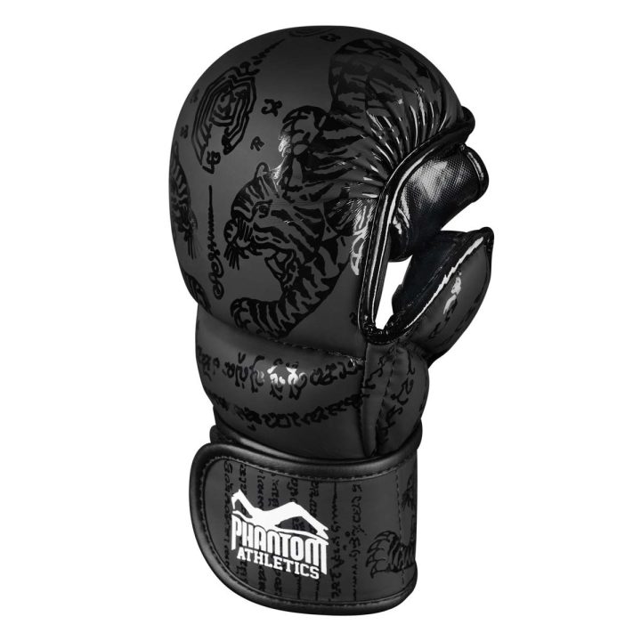 Рукавиці для ММА Phantom Muay Thai Black S/M (капа в подарунок) - Зображення 3