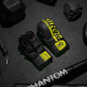 Рукавиці для ММА Phantom APEX Sparring NEON L/XL (капа в подарунок) - Зображення 8