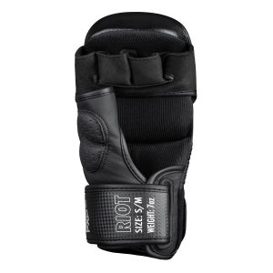 Рукавиці для ММА Phantom RIOT Pro Black L/XL (капа в подарунок) - Зображення 7