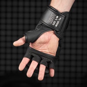 Рукавиці для ММА Phantom RIOT Pro Black L/XL (капа в подарунок) - Зображення 8