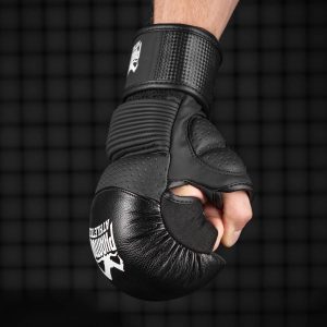 Рукавиці для ММА Phantom RIOT Pro Black L/XL (капа в подарунок) - Зображення 10