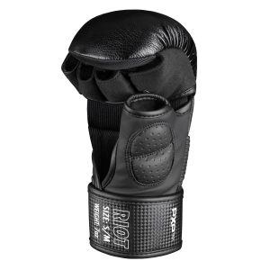 Рукавиці для ММА Phantom RIOT Pro Black L/XL (капа в подарунок) - Зображення 3