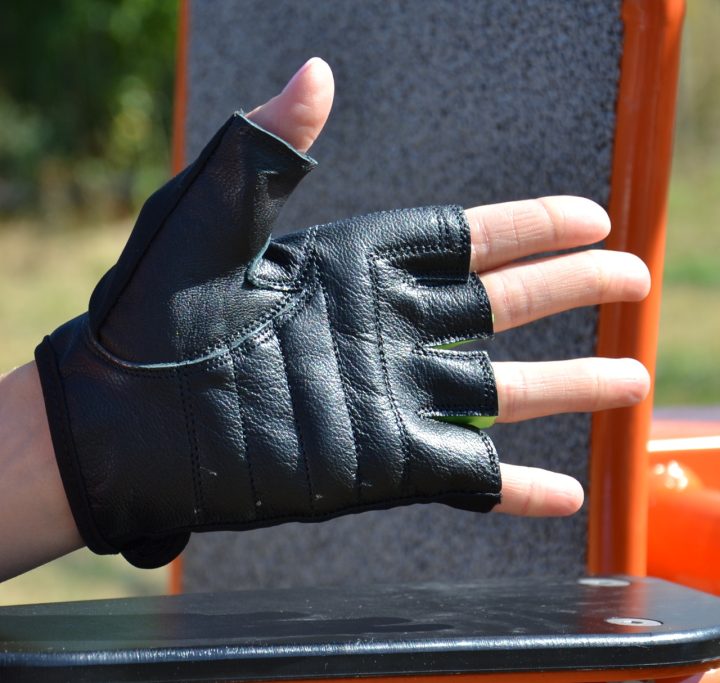 Рукавички для фітнесу MadMax MFG-251 Rainbow Green L - Зображення 3