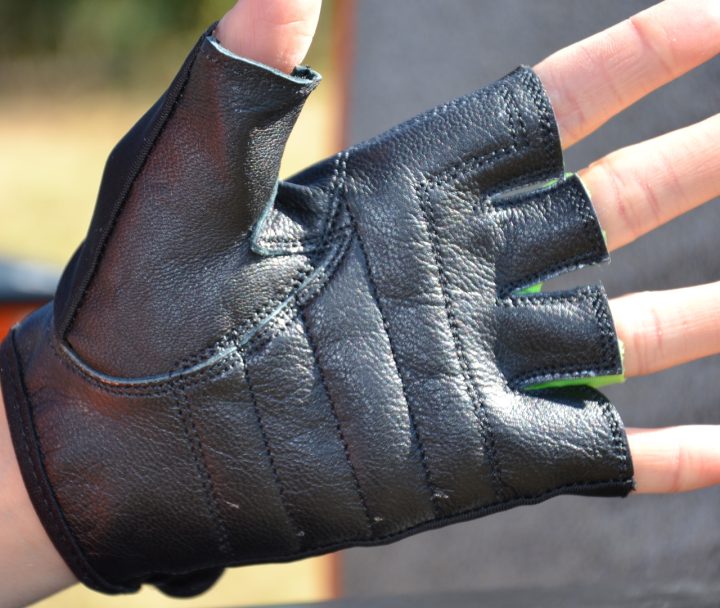 Рукавички для фітнесу MadMax MFG-251 Rainbow Green L - Зображення 7