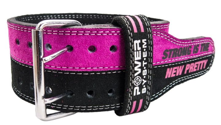 Пояс для важкої атлетики Power System PS-3850 Strong Femme Black/Pink XS - Зображення 2