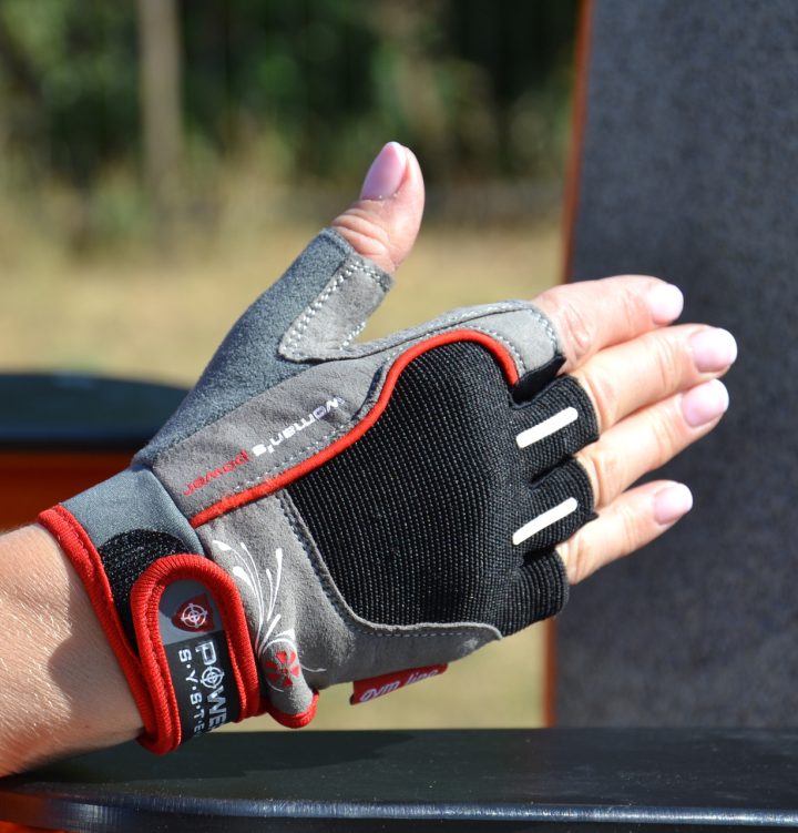 Перчатки для фитнеса и тяжелой атлетики Power System Woman’s Power PS-2570 женские Black/Red M - Зображення 5