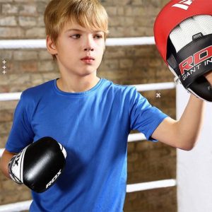 Боксерські рукавиці RDX 4B Robo Kids White/Black 6 унцій (капа в комплекті) - Зображення 7