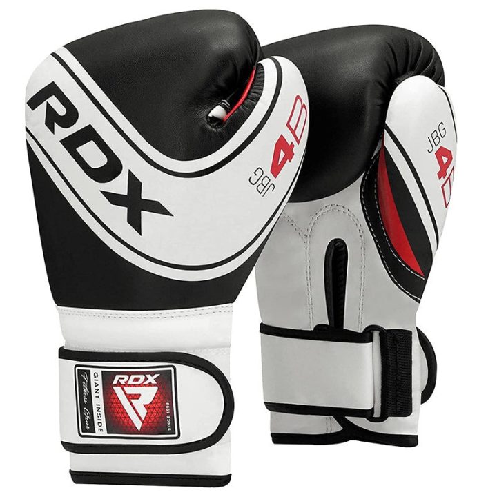 Боксерські рукавиці RDX 4B Robo Kids White/Black 6 унцій (капа в комплекті) - Зображення 3