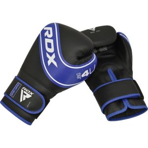 Боксерські рукавиці RDX 4B Robo Kids Blue/Black 6 унцій (капа в комплекті) - Зображення 3