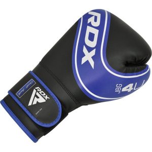 Боксерські рукавиці RDX 4B Robo Kids Blue/Black 6 унцій (капа в комплекті) - Зображення 4