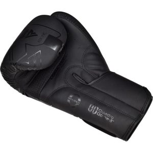 Боксерські рукавиці RDX F6 Kara Matte Black 10 унцій (капа в комплекті) - Зображення 7