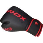 Боксерські рукавиці RDX F6 Kara Matte Red 10 унцій (капа в комплекті) - Зображення 7