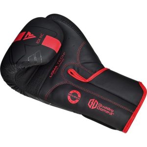 Боксерські рукавиці RDX F6 MATTE RED-6OZ (капа в комплекті) - Зображення 6