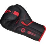 Боксерські рукавиці RDX F6 Kara Matte Red 10 унцій (капа в комплекті) - Зображення 9