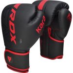 Боксерські рукавиці RDX F6 Kara Matte Red 10 унцій (капа в комплекті) - Зображення 3