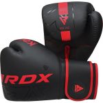 Боксерські рукавиці RDX F6 Kara Matte Red 10 унцій (капа в комплекті) - Зображення 4