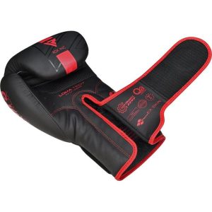 Боксерські рукавиці RDX F6 MATTE RED-6OZ (капа в комплекті) - Зображення 7