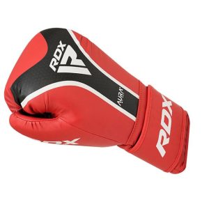 Боксерські рукавиці RDX AURA PLUS T-17 Red/Black 10 унцій (капа в комплекті) - Зображення 6
