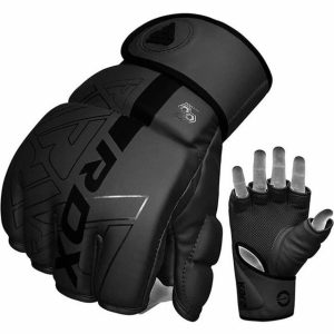 Рукавиці для ММА RDX F6 KARA Matte Black M (капа у комплекті) - Зображення 4