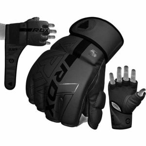 Рукавиці для ММА RDX F6 KARA Matte Black M (капа у комплекті) - Зображення 7