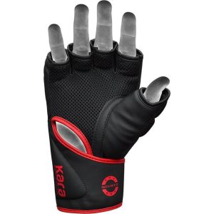 Рукавиці для ММА RDX F6 KARA Matte Red M (капа у комплекті) - Зображення 6
