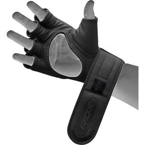 Рукавиці для ММА RDX F15 Noir Matte Black M (капа у комплекті) - Зображення 5