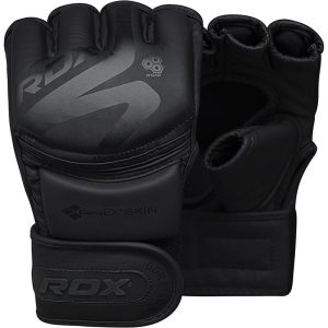 Рукавиці для ММА RDX F15 Noir Matte Black M (капа у комплекті) - Зображення 10
