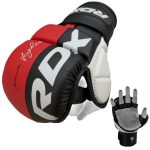 Рукавиці для ММА (Греплінгові рукавички) RDX T6 Plus Rex Red S (капа в комплекті) - Зображення 2