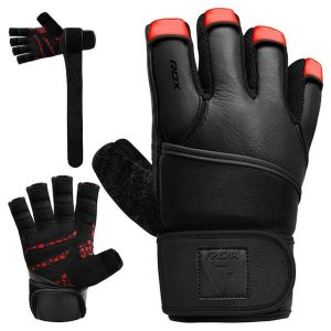 Рукавички для фітнесу RDX L7 Micro Plus Red/Black S - Зображення 4