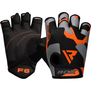 Рукавички для фітнесу RDX F6 Sumblimation Orange 2XL - Зображення 6
