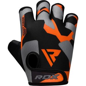 Рукавички для фітнесу RDX F6 Sumblimation Orange 2XL - Зображення 5