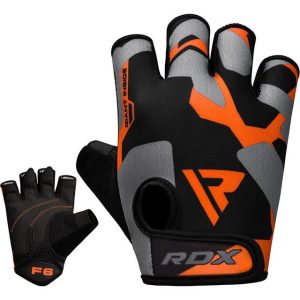 Рукавички для фітнесу RDX F6 Sumblimation Orange 2XL - Зображення 4