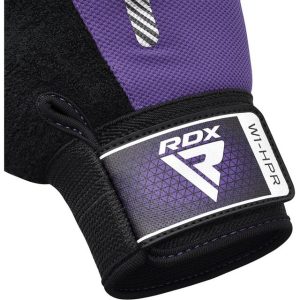 Рукавички для фітнесу RDX W1 Half Purple M - Зображення 5