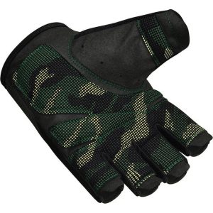 Рукавички для фітнесу RDX T2 Half Army Green S - Зображення 4