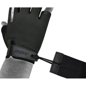 Рукавички для фітнесу RDX T2 Half Army Green S - Зображення 6