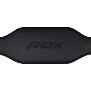 Пояс для важкої атлетики RDX 6 шкіряний Full Black S - Зображення 4