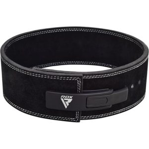 Пояс для важкої атлетики RDX 4 Pro Liver Buckle шкіряний Black Plus M - Зображення 3
