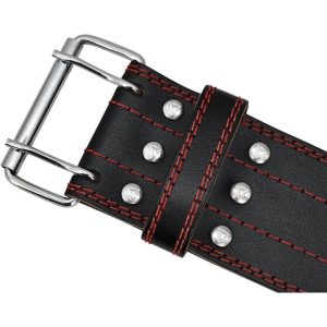 Пояс для пауерліфтингу RDX RD1 шкіряний Red M - Зображення 3