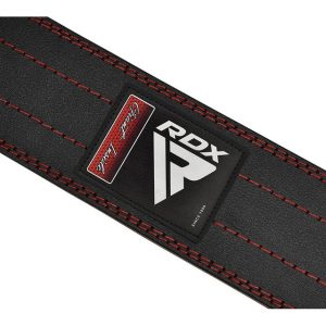 Пояс для пауерліфтингу RDX RD1 шкіряний Red M - Зображення 4
