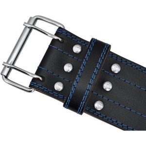 Пояс для пауерліфтингу RDX RD1 шкіряний Blue M - Зображення 3