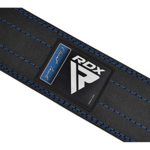Пояс для пауерліфтингу RDX RD1 шкіряний Blue M - Зображення 4