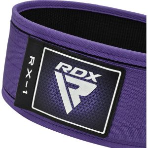 Пояс для важкої атлетики RDX RX1 Weight Lifting Belt Purple XS - Зображення 5