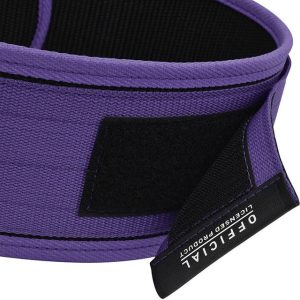 Пояс для важкої атлетики RDX RX1 Weight Lifting Belt Purple XS - Зображення 6