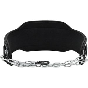 Пояс для обтяжень з ланцюгом RDX T7 Pro Dipping Belt 2 Layer  неопреновий Black - Зображення 3